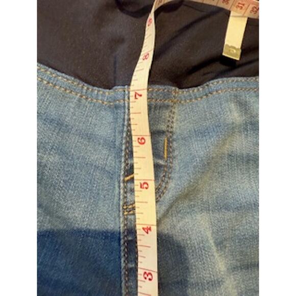 Isabel Maternity Size 12/31R 29" Crossover Panel Maternity Jeans NWT - Picture 4 of 10